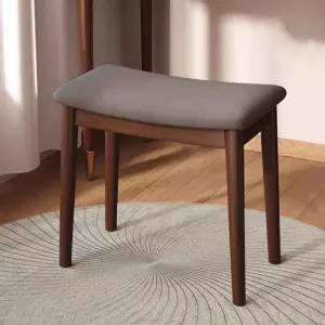 소파스툴 원목 가죽 발받침 거실 빈티지 감성 심플한 모던 인테리어 미니 카우치 스툴