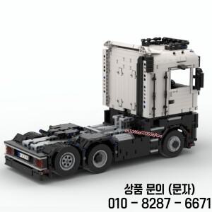 새로운 2167PCS Renauled 매그넘 6x2 컨테이너 덤프 트럭 트랙터 모델 DIY 창의적인 아이디어 기술 14세 이