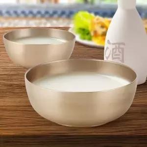 AC 막걸리잔 방짜 유기잔 주석잔 특이한술잔 사발 주잔