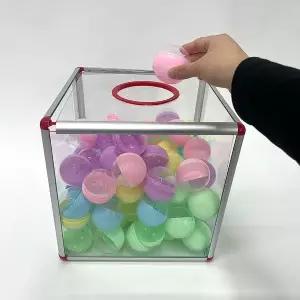 장난감 뽑기 놀이용 투명 케이스 60mm 파티용품