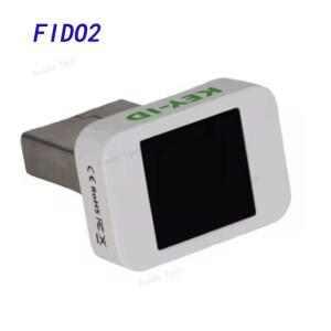 FIDO2 키-디 헬로  지문 USB 보안 키 32 식별