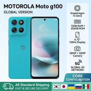 글로벌롬 레노버 모토로라 G100 스냅드래곤 7s Gen2 LPDDR4X 6.72인치 2400 1080 LCD 화면 120HZ TypeC 30W 충전 2.4GHz