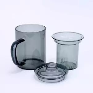 컬러 내열 유리 찻잔 티머그 티컵 차컵 티잔 350ml