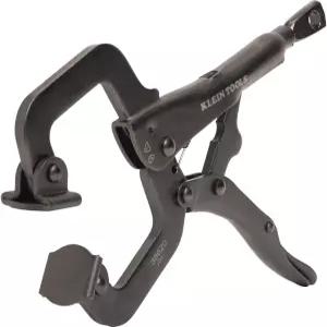 Klein Tools 38620 C-클램프 잠금 플라이어 회전식 패드 조 직관적인 엄지손가락 노브
