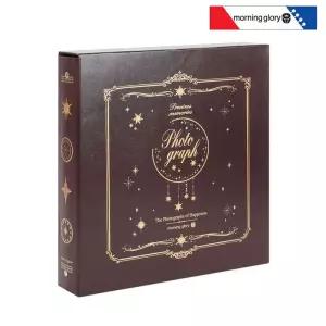 모닝글로리 4R 접착앨범 30매 다크브라운