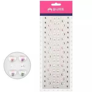 사부작 하트 비즈스티커  다이어리꾸미기스티커