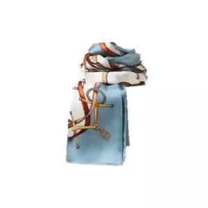 [AK수원점] [닥스핸드백] 블루 체인패턴 롱 실크 스카프 DCSC5E014