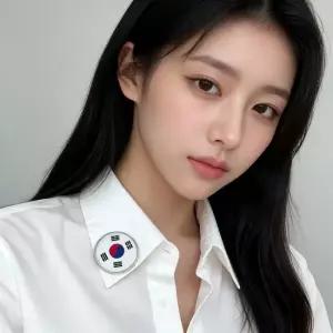 태극기 원형 브로치 국기 뱃지 기념품 행사용 졸업식 행사 의전 기념품용 핀 배지