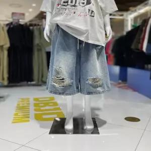 [AK수원점] [더블제이디] [남녀공용]데미지 버뮤다 7부팬츠 2색상 JGZZ815211