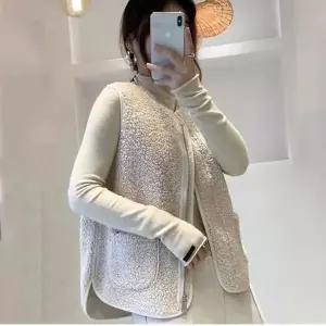 여자 덤블 클래식 조끼 양털 데일리 베스트 무스탕_52