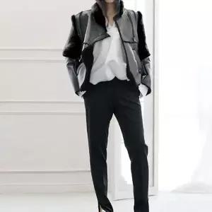 BLAK SPACE FAUX FUR MUSTANG JACKET (BLACK) 2380916