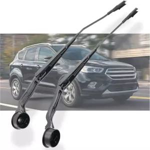 AutoHornix 1쌍 전면 유리 와이퍼 암 키트 무소음 장착 Ford Escape 2013-2019 호환 OE CJ5Z17527A 43513