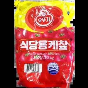 토마토케찹 (오뚜기 파우치 3.3K) 테이크아웃용 핫도그용 식당용 돈