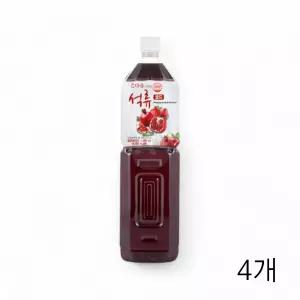 참다음 석류 골드 6배희석 1.5L X 4개 음료베이스 [BJQ71155]