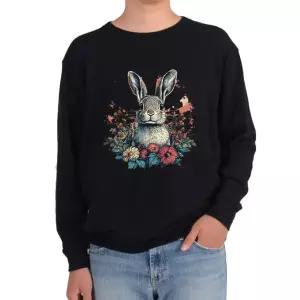 기모맨투맨 다양한 색상 사이즈 토끼 꽃 술래잡기 RABBIT [BOZ21331]