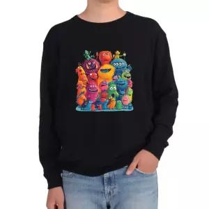 기모맨투맨 다양한 색상 사이즈 몬스터 가족 괴물 에일리언 [BSX35438]
