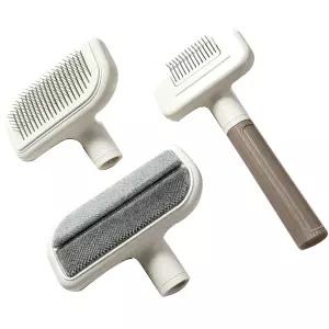 3-in-1 반려동물 미용 빗 털 빠짐 방지 브러시 반려견용 언더코트 레이크 긴 가진 개와 고양이를 위한