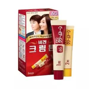 비겐크림톤 6호 자연갈색 헤어 염색약 40g 새치커버