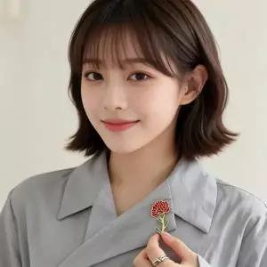 카네이션 브로치 부모님 선물 감사 행사 어버이날 스승의날 기념...