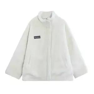 화이트 양털집업 후리스 점퍼 플리스자켓 데일리 외투 [BEI69416]