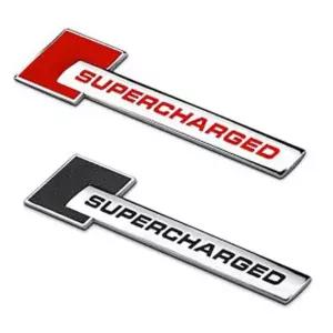 SUPERCHARGED 엠블럼 스티커 튜닝 포인트