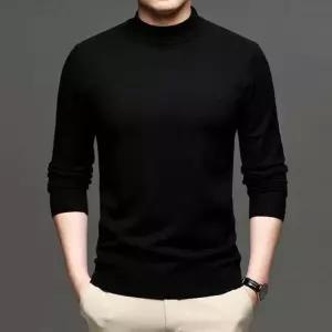 남성 반폴라 무지 겨울 니트 티셔츠 ON-KNK-QWFM1EU7