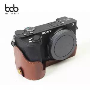 케이스 A6500 bob 가죽 속사 하프 카메라 SONY
