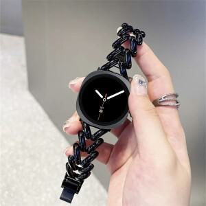 갤럭시 워치 8 8클래식 울트라 2 1 스트랩 팔찌 40MM 44mm V자형  메탈 밴드