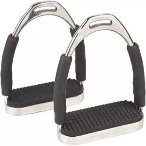 Equinez Tools Flex 스테인리스 영어 새들 스터럽 언 패드 무릎·발목 스트레스 용
