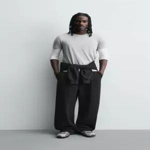 ZARA 베이직 릴렉스핏 조거 팬츠 - 블랙 0761/440/800