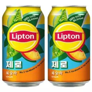 [하프클럽/오티마트]립톤 아이스티 제로슈가 복숭아 355ml 24캔