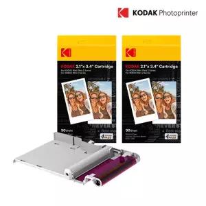 인화지 코닥 카메라 포토프린터 2인치 카트리지 인화지 60매 C210R P210R MS200 M200 전용 미니샷2 미 {QHJ