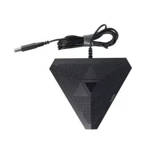 360도 전방향 USB 컨퍼런스 마이크 삼각 동시사용 노이즈 캔슬링 음소거 버튼 회의 강의 미팅