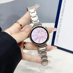 워치용 슬림 팔찌, 여성용 스트랩, 스테인레스 스틸 밴드,  갤럭시 4, 6, 5 프로, 44mm, 18mm, 20mm, GT4,