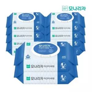 모나리자 아쿠아 비데물티슈 46매 10팩 9705725 303308