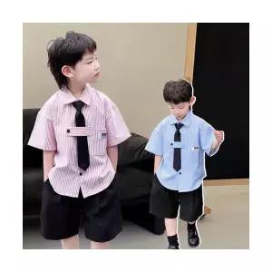 팜므 남아정장세트 유아반팔셔츠 넥타이상하복설날