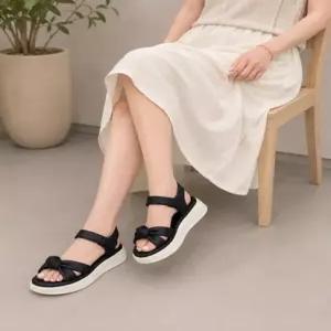 탠디 여성캐주얼 초경량통굽샌들 높이5cm EX25040D_GN