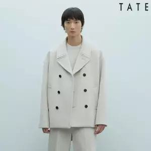 테이트 (남성)오버핏더블모혼방코트_KABW0-MCH040