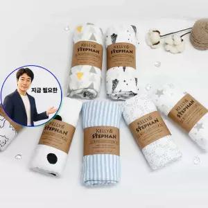 지금 필요한 코튼 이중거즈 오가닉 블랭킷 빅사이즈 유아이불 아기이불