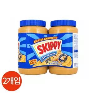 CL 스키피 크런치 땅콩버터 1.36kg x 2개