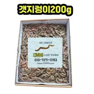 생물 갯지렁이 청개비 200g 낚시 미끼 낚시미끼 통발