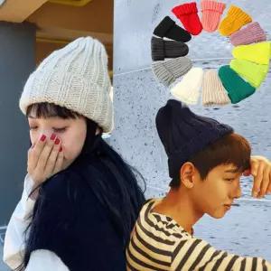 골지니트모자 니트비니모자 니트골지 숏비니 남여비니 커플 남여공용 힙합 SIS-129