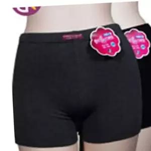 국산 피앤알면기모2부 속바지 XL까지 면바지 여성 5부 학생속바지