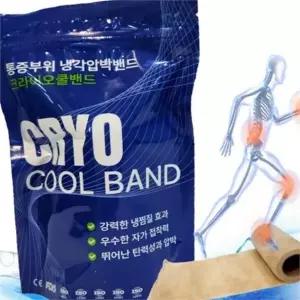 자착식 쿨 밴드 자가 냉찜질 테이프 압박 쿨 밴드 붕대 테이핑 스포츠 찜질용 운동용 냉감 근육 케어 관절