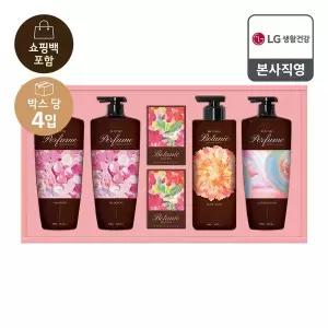 [엘지생활건강]LG추석선물세트 샴푸바디 프리미엄 퍼퓸컬렉션 X 4개(1박스)