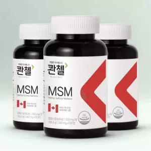 [총12개월분]관절 연골 영양제 콴첼 MSM 120정, 3개 콜라겐 형성