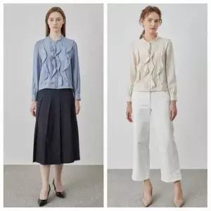 [올리비아로렌] MG01 훌 포인트 블라우스 신선도원몰 VOCNL5S2136 (S46344790)