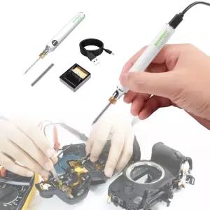 USB 인두기 DC5V 2A 휴대용인두기 보조배터리 온도조절인두기 인두기세트