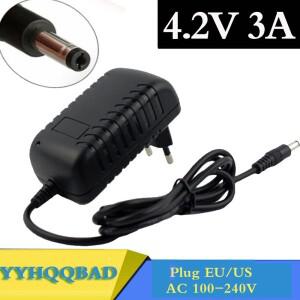 1 시리즈 4.2V 3.7V 3.6V 18650 리튬 이온 리튬 포 배터리 용 4.2V 3A 5.5*2.1mm AC DC 전원 공급 장치 어