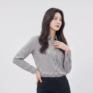 [PAT 여성] 스트라이프 기본핏 셔츠_1I61504